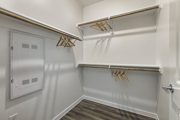 Closet at The Bower Apartments