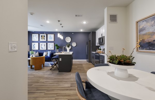 dining room at The Bower Apartments
