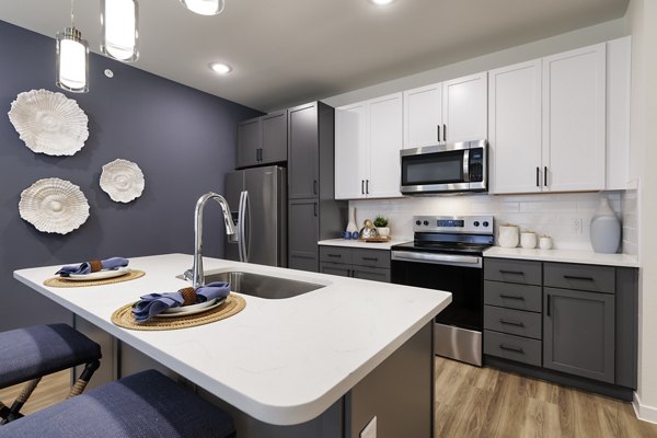 kitchen at The Bower Apartments