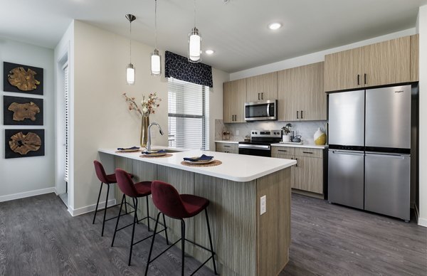 kitchen at The Bower Apartments