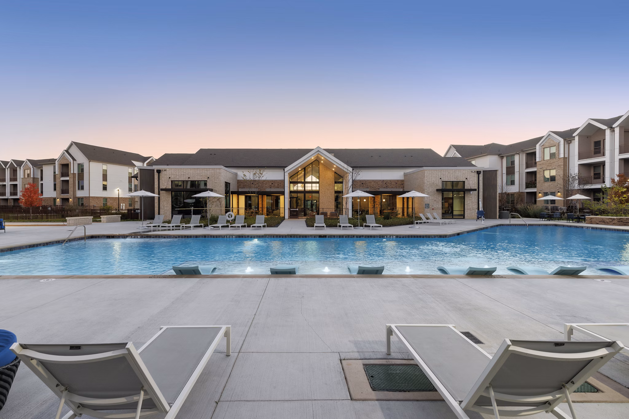pool at The Bower Apartments