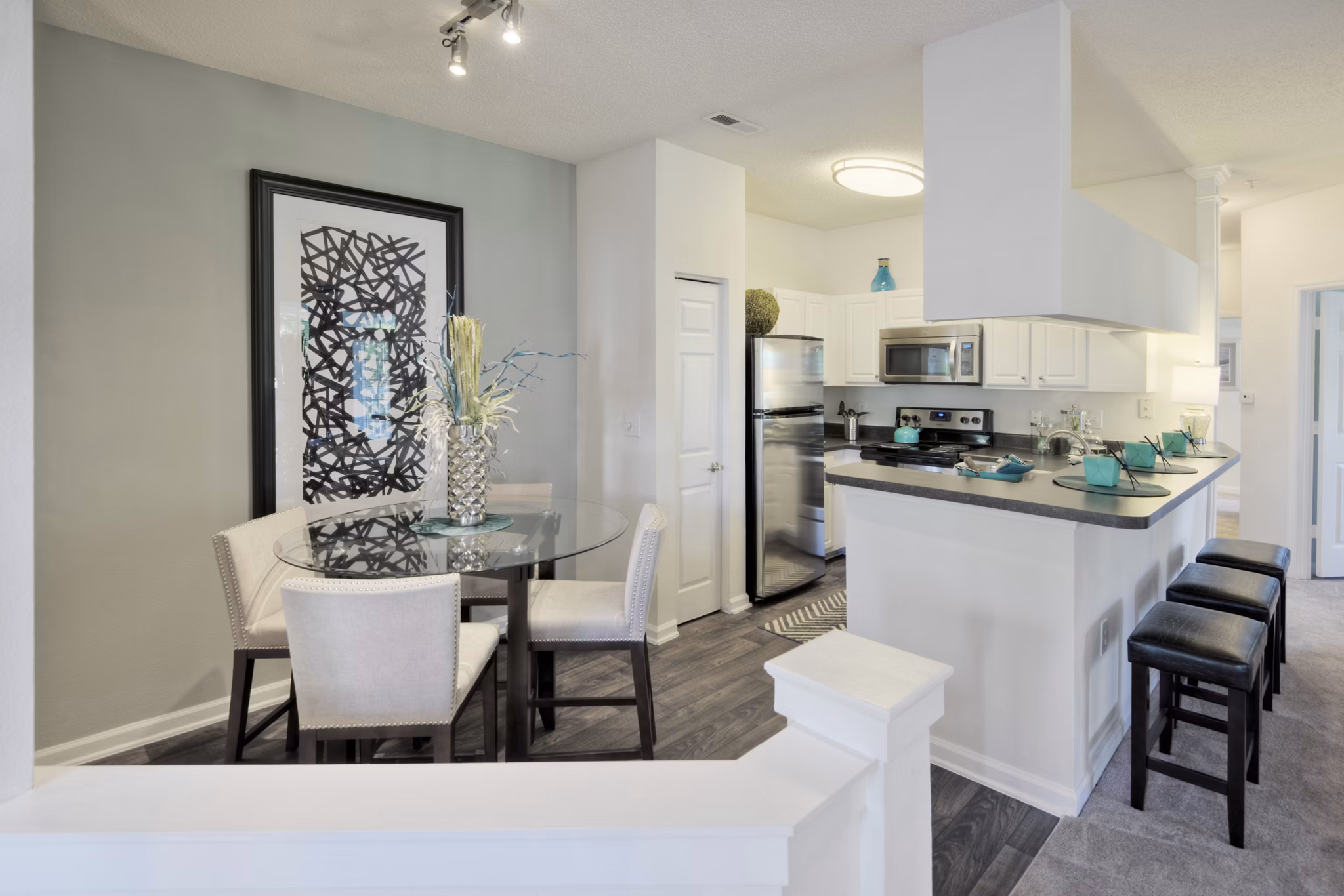 dining room at The Residences at Wakefield Apartments