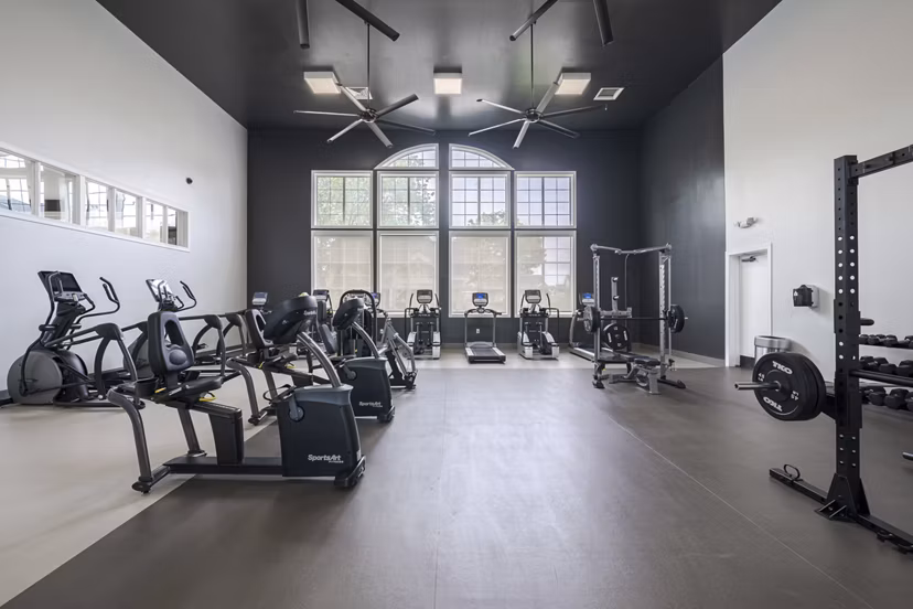 fitness center at The Residences at Wakefield Apartments