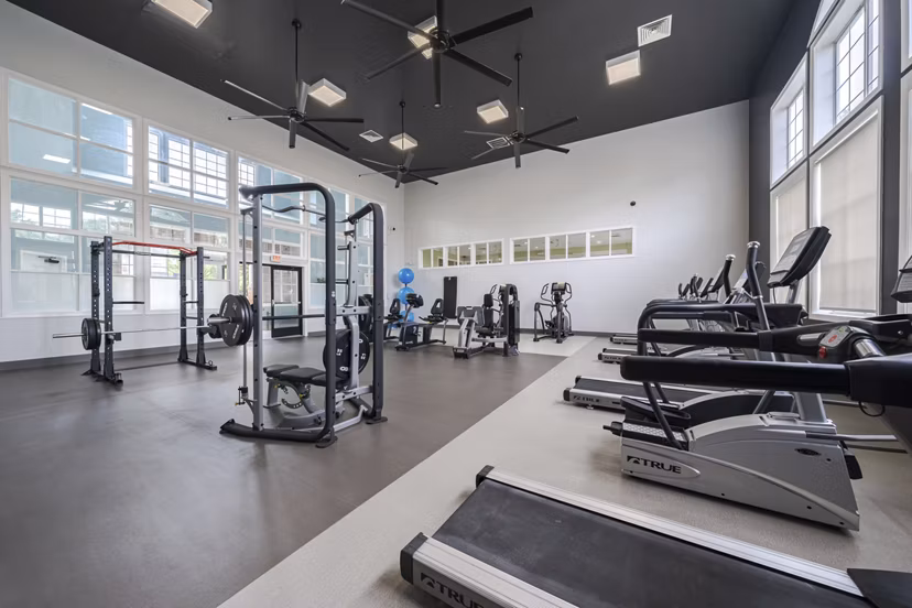 fitness center at The Residences at Wakefield Apartments