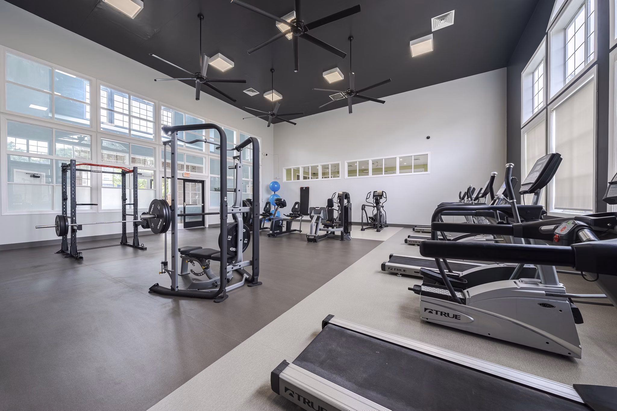 fitness center at The Residences at Wakefield Apartments