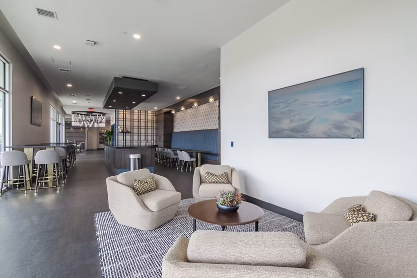 clubhouse at The Hudson Apartments