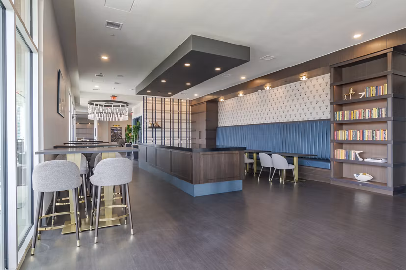clubhouse at The Hudson Apartments