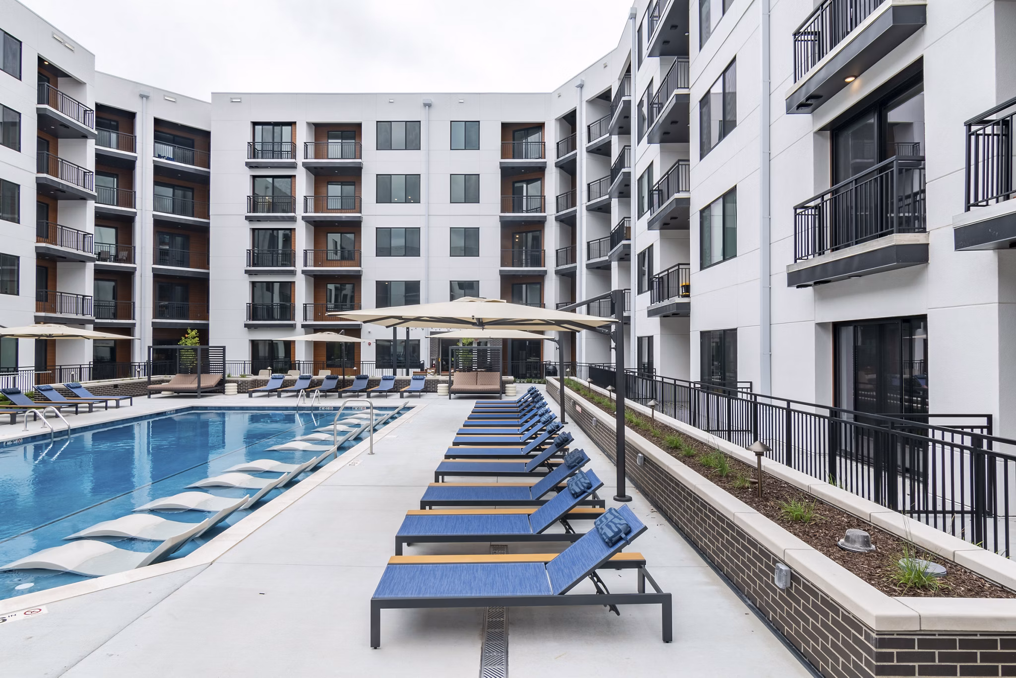 pool at The Hudson Apartments
