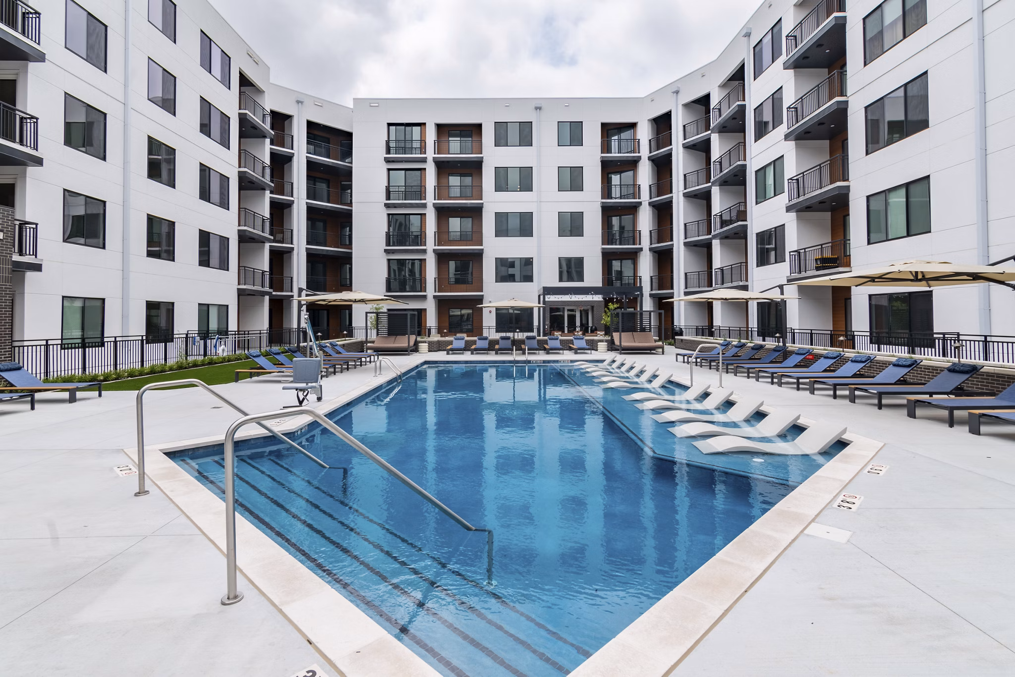 pool at The Hudson Apartments