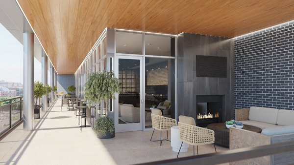 rendering at The Hudson Apartments