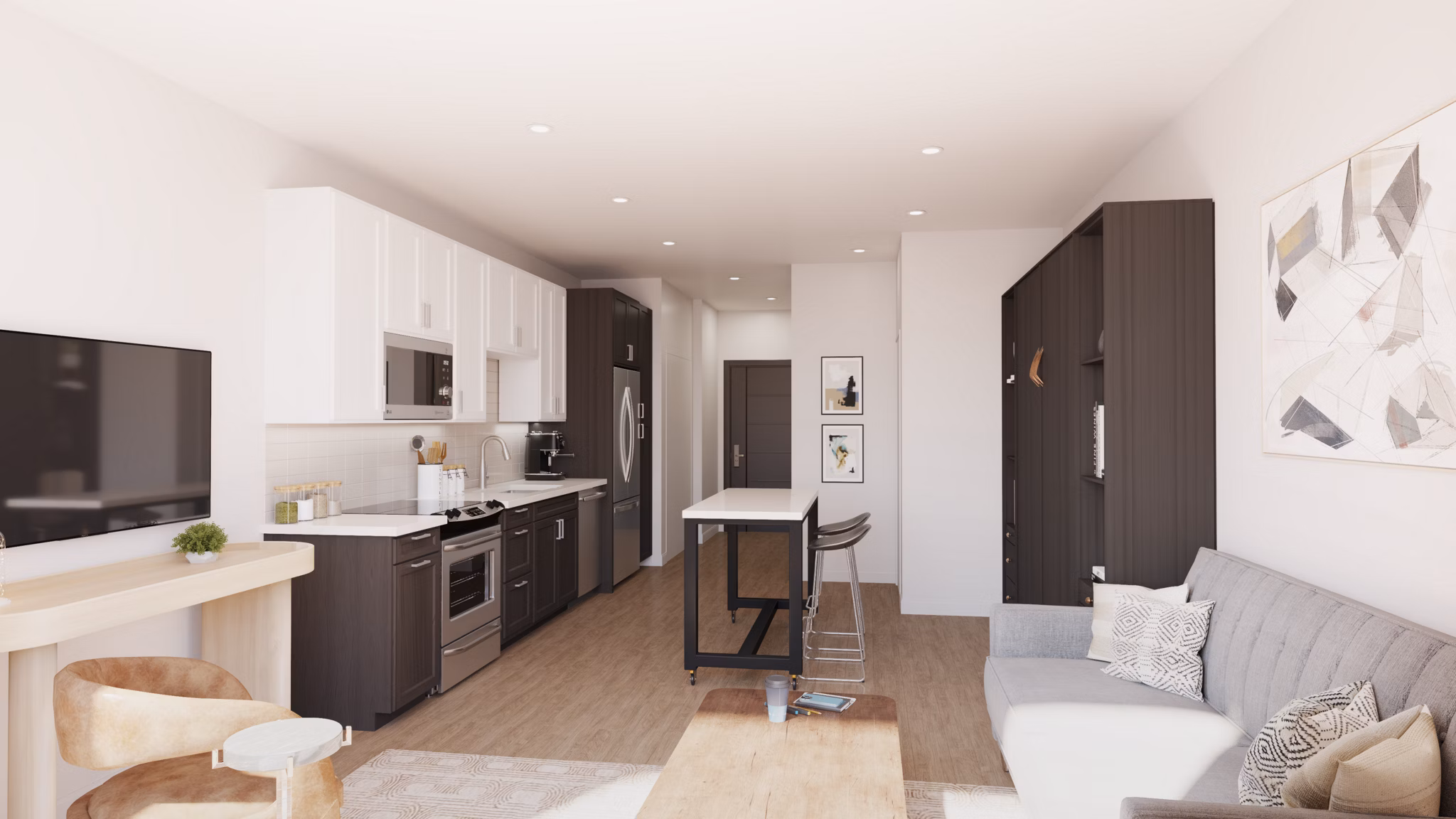 rendering at The Hudson Apartments
