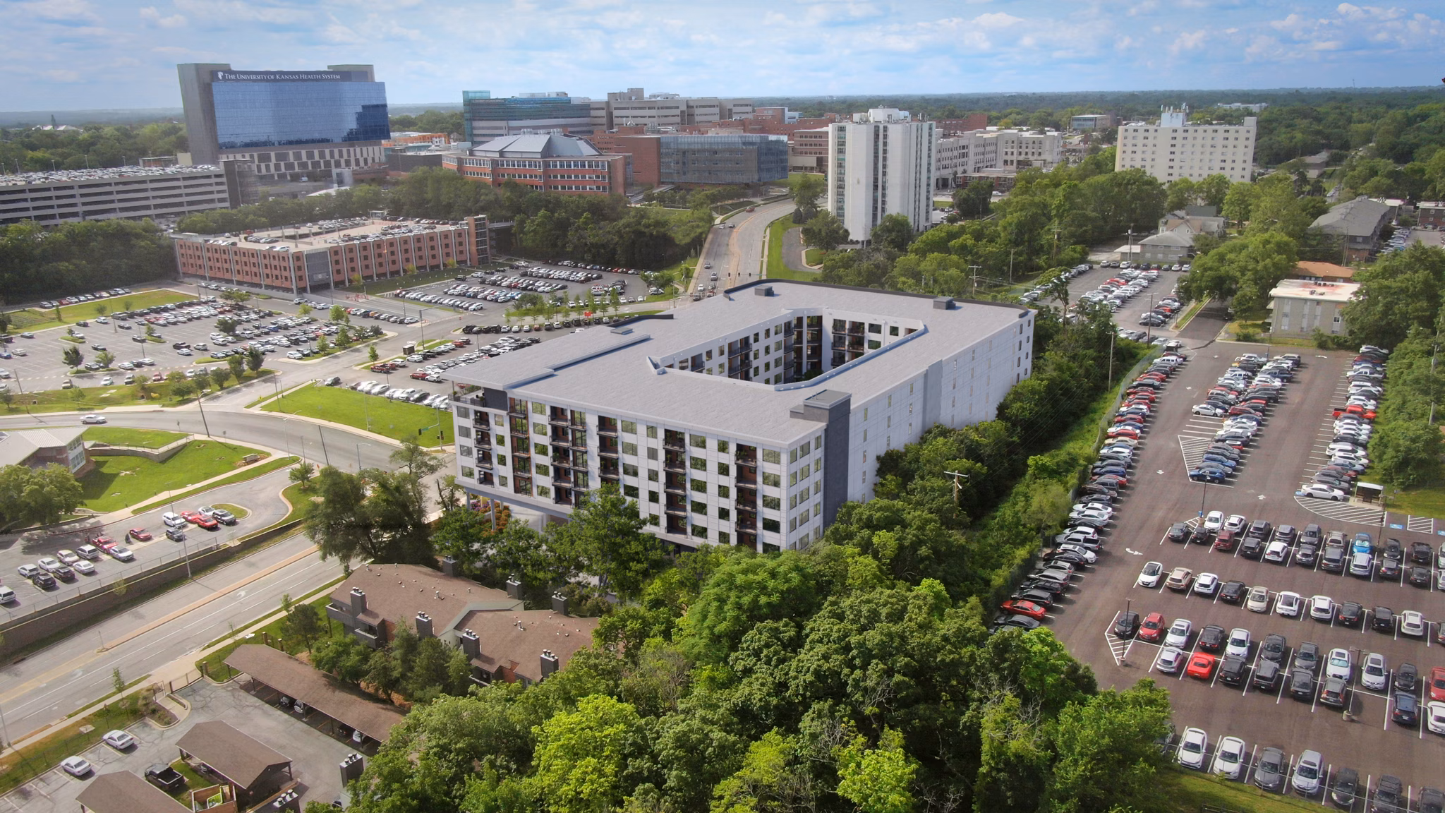 rendering at The Hudson Apartments