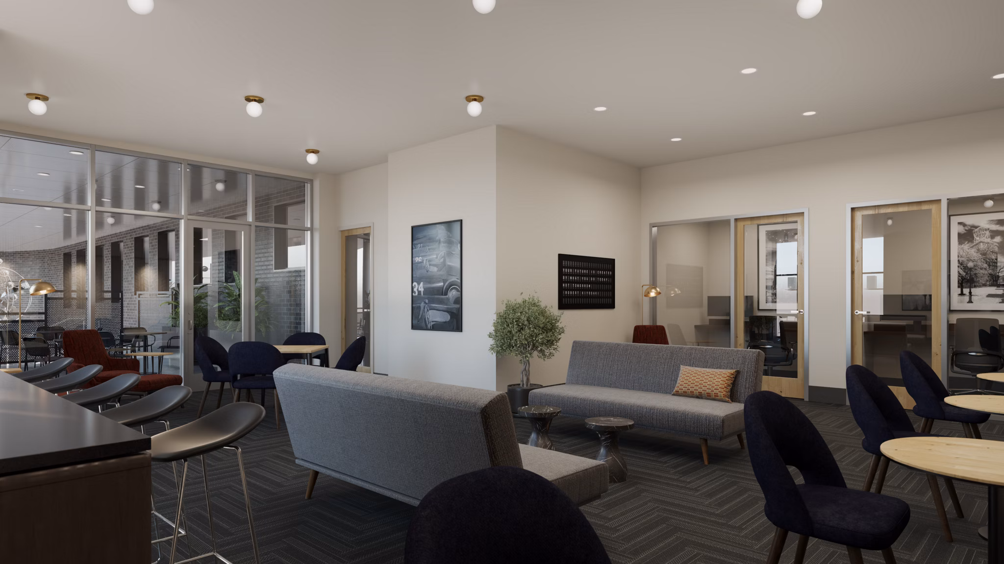 rendering at The Hudson Apartments