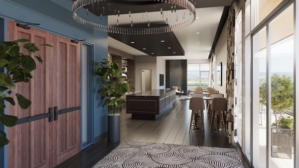 rendering at The Hudson Apartments