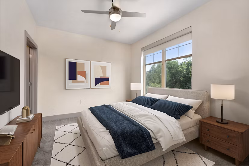 bedroom at Edge Flats Apartments