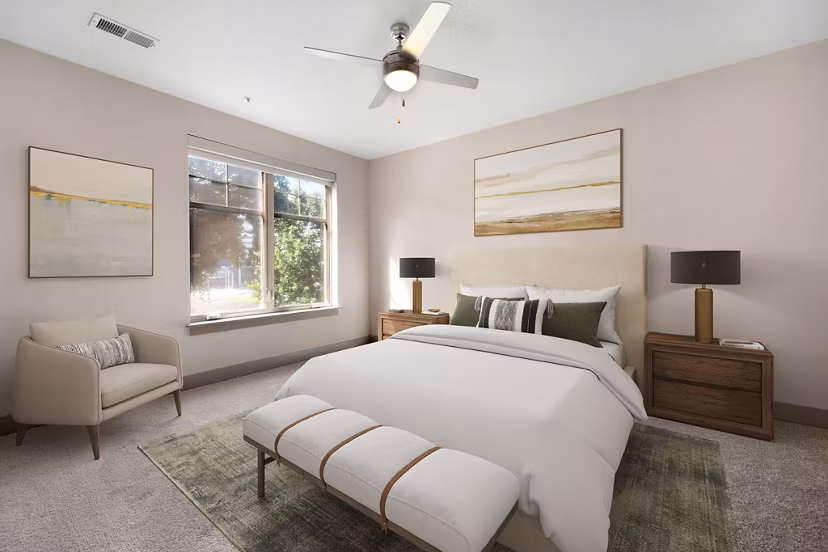 bedroom at Edge Flats Apartments