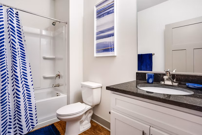 bathroom at Edge Flats Apartments