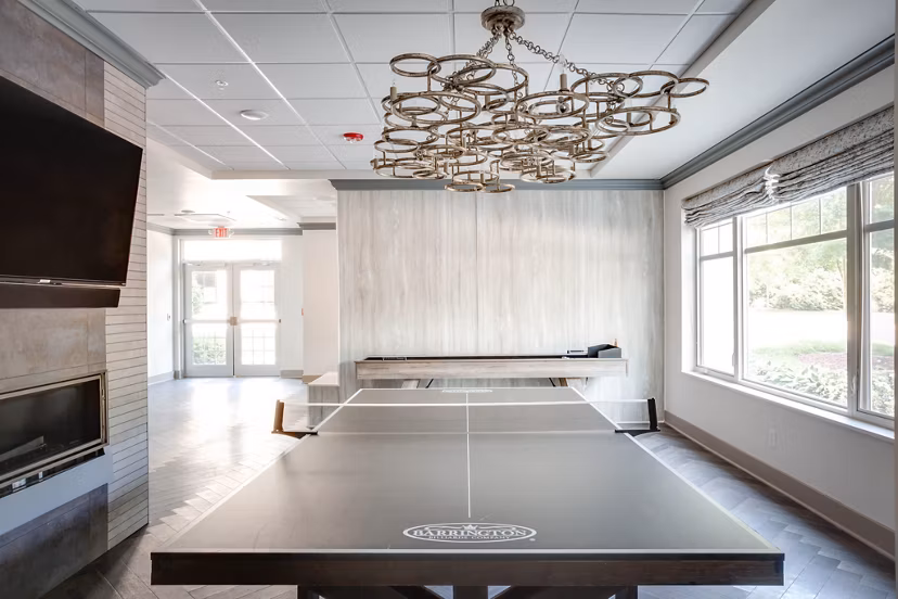 game room at Edge Flats Apartments