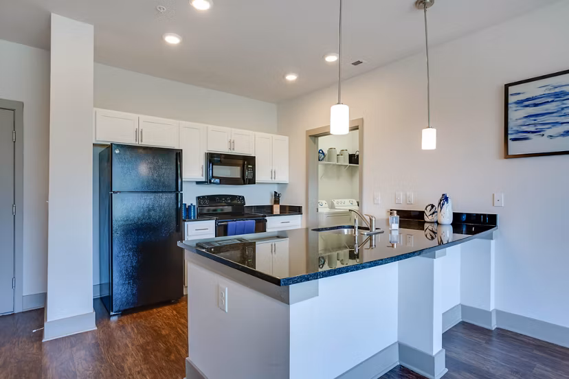 kitchen at Edge Flats Apartments
