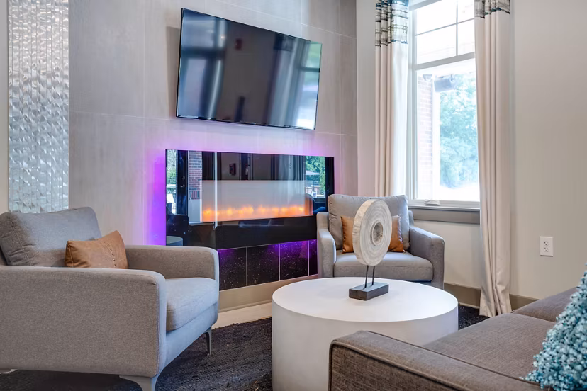 living room at Edge Flats Apartments