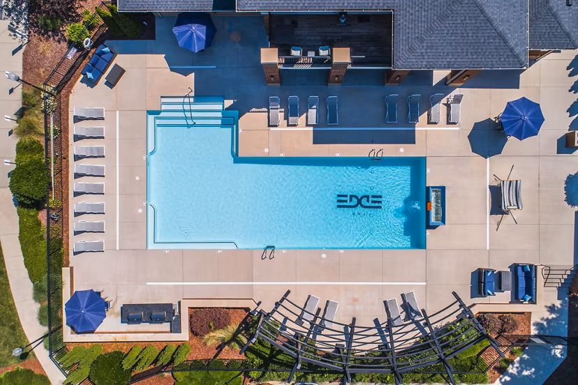 pool at Edge Flats Apartments
