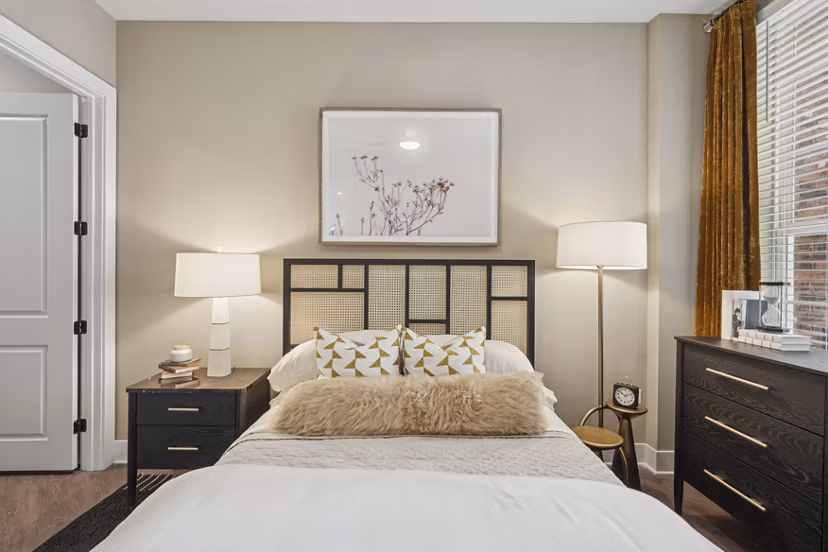 bedroom at The Hartley at Blue Hill Apartments 