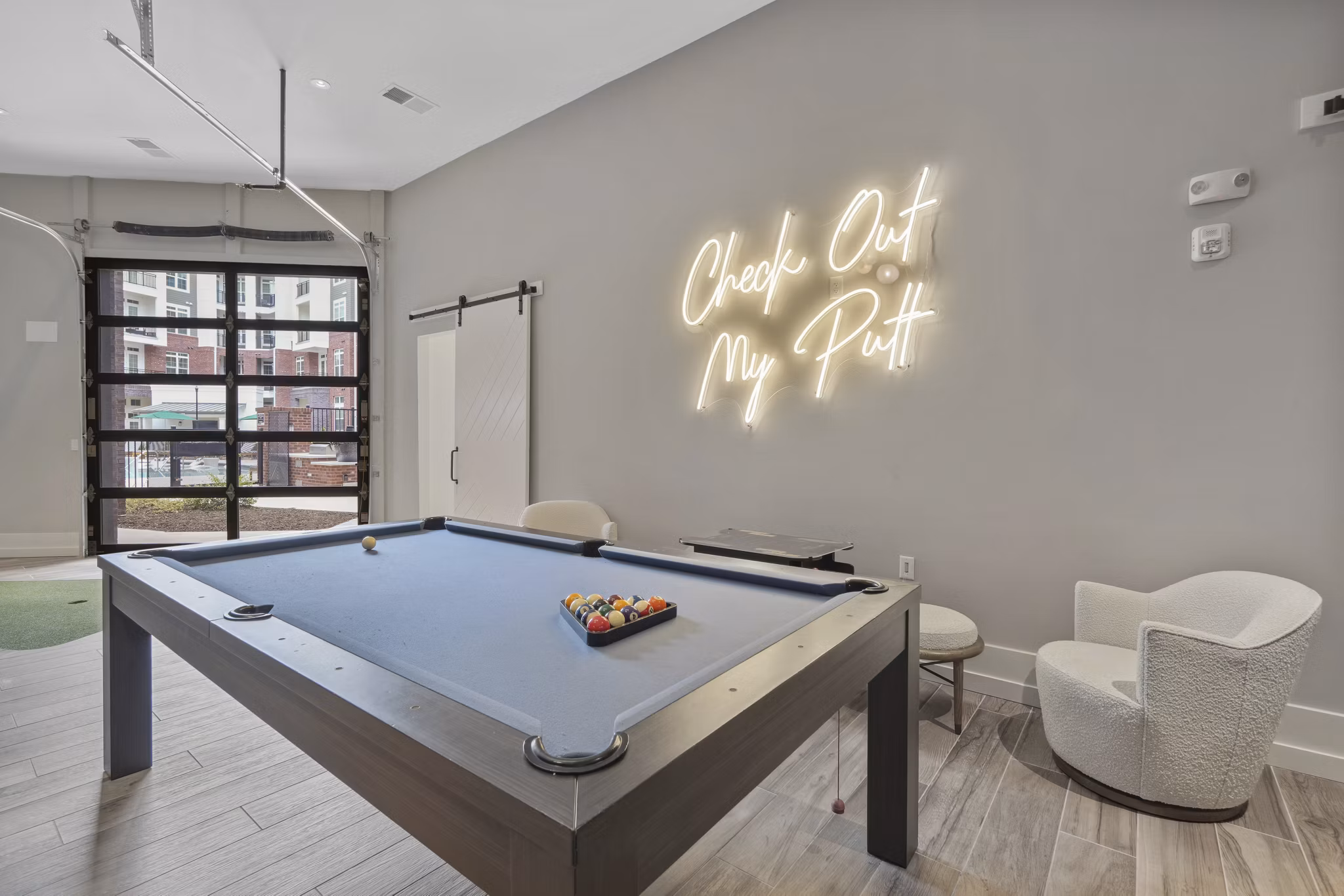 clubhouse at The Hartley at Blue Hill Apartments 