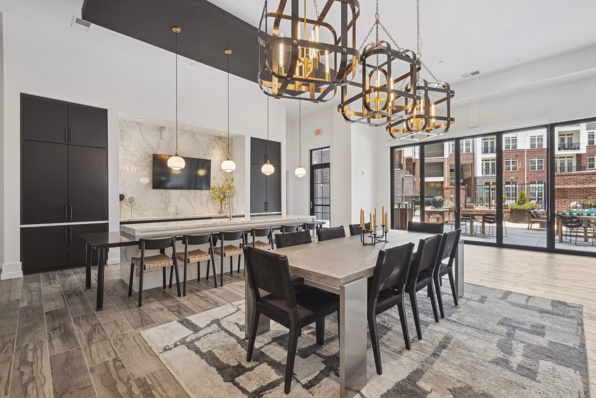 clubhouse at The Hartley at Blue Hill Apartments