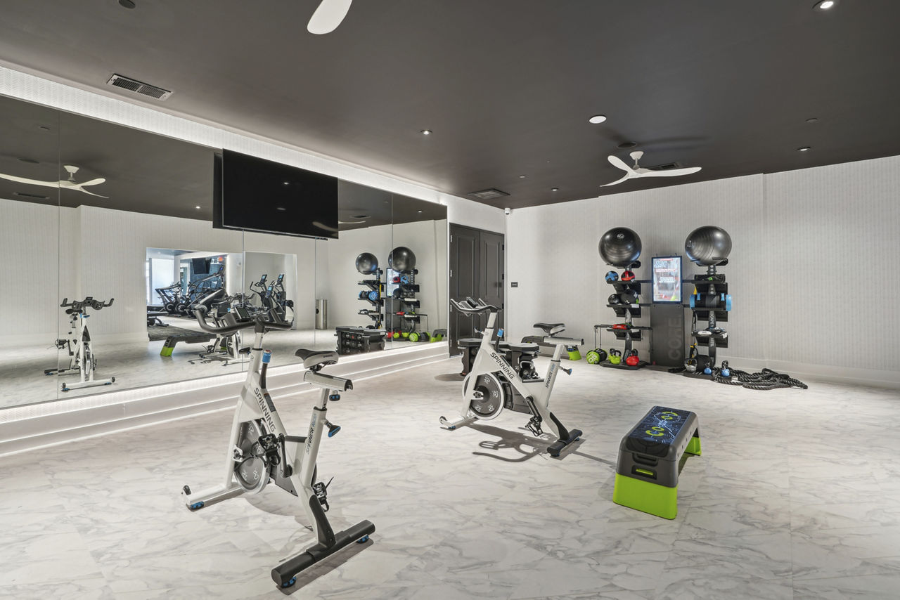 Gym at The Hartley At Blue Hill Apartments (2 of 2)