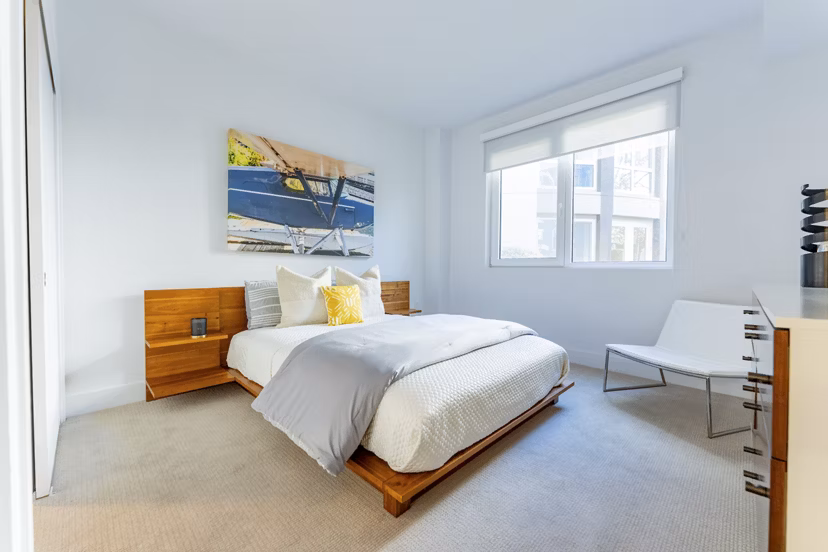 bedroom at The Triton Apartments