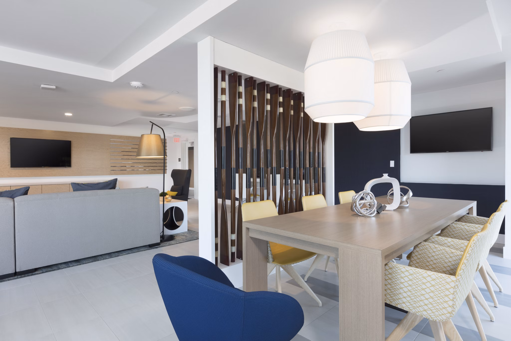 clubhouse at The Triton Apartments