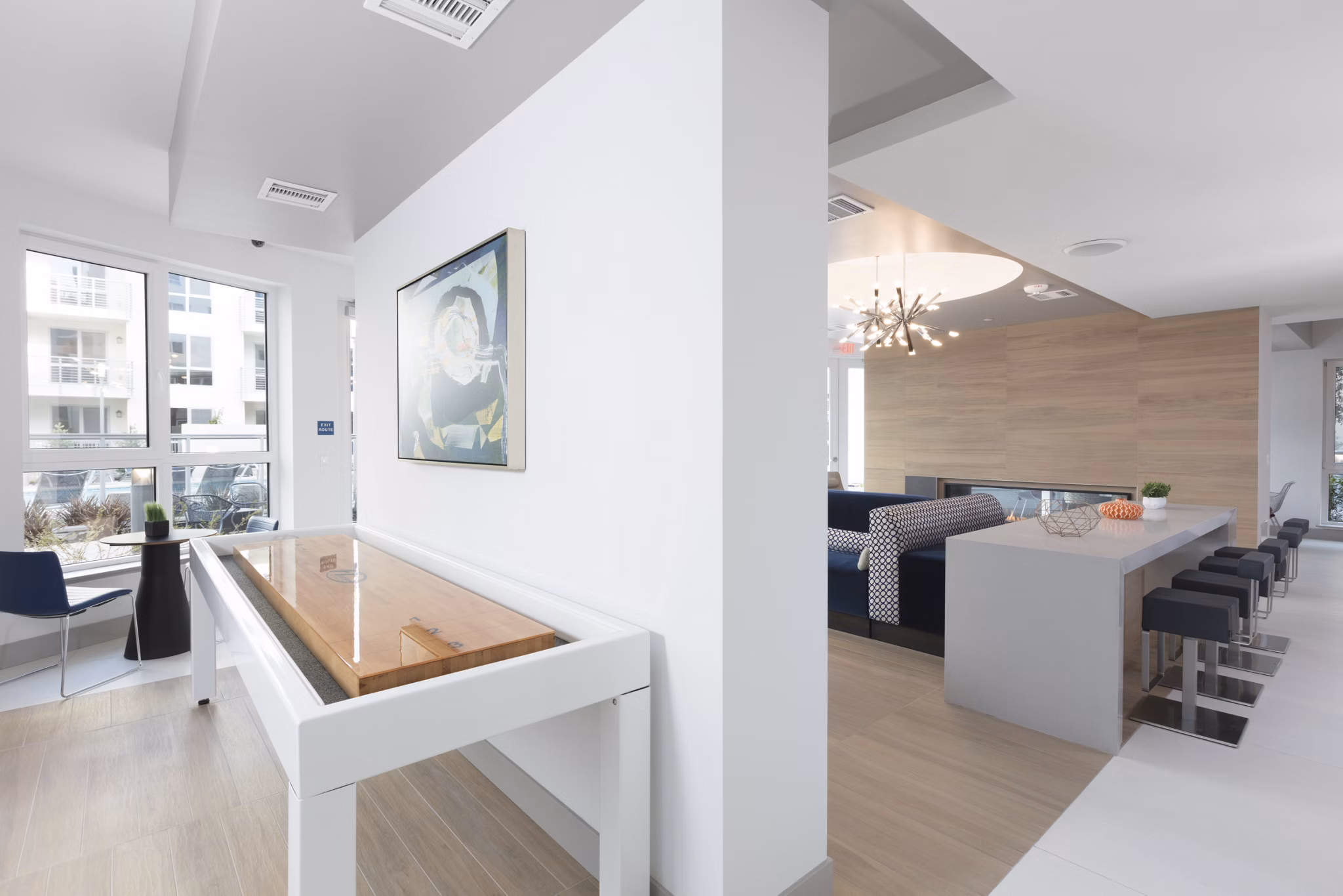 clubhouse at The Triton Apartments
