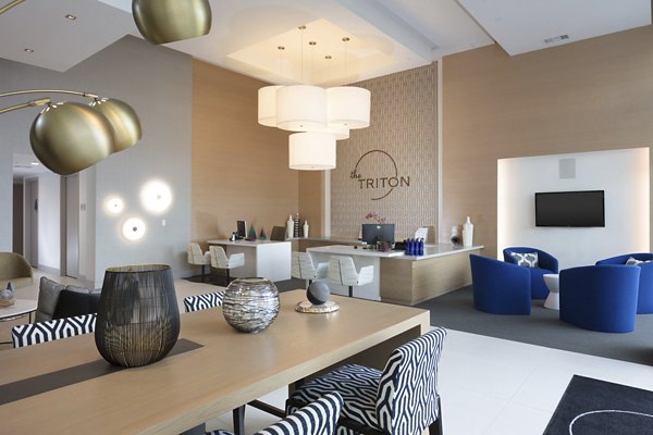 clubhouse at The Triton Apartments
