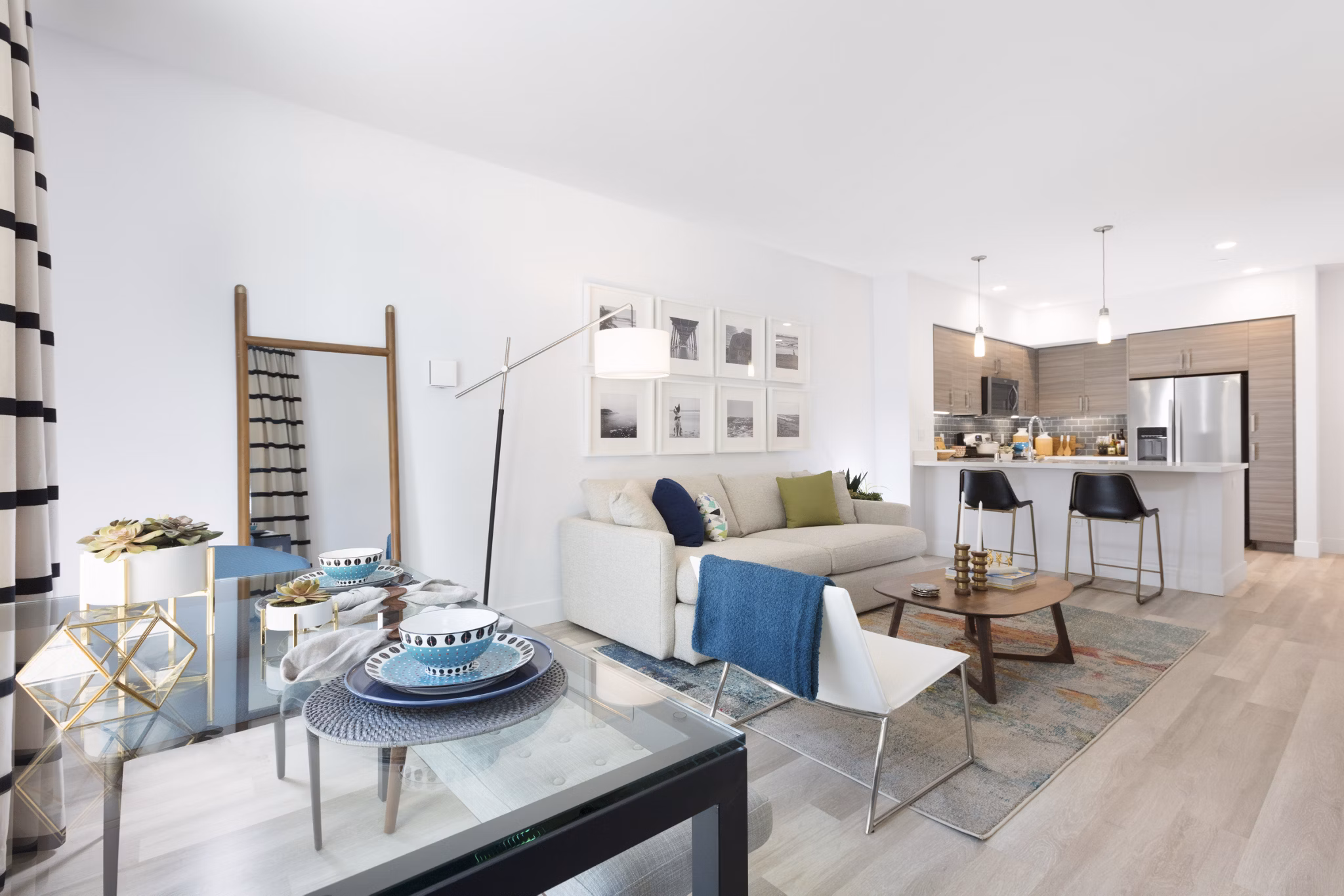 dining room at The Triton Apartments