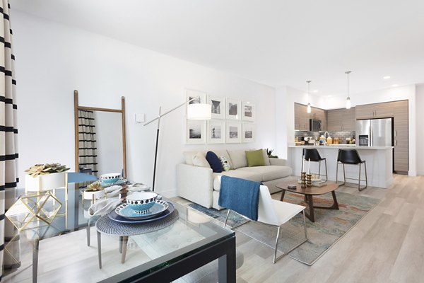 dining room at The Triton Apartments