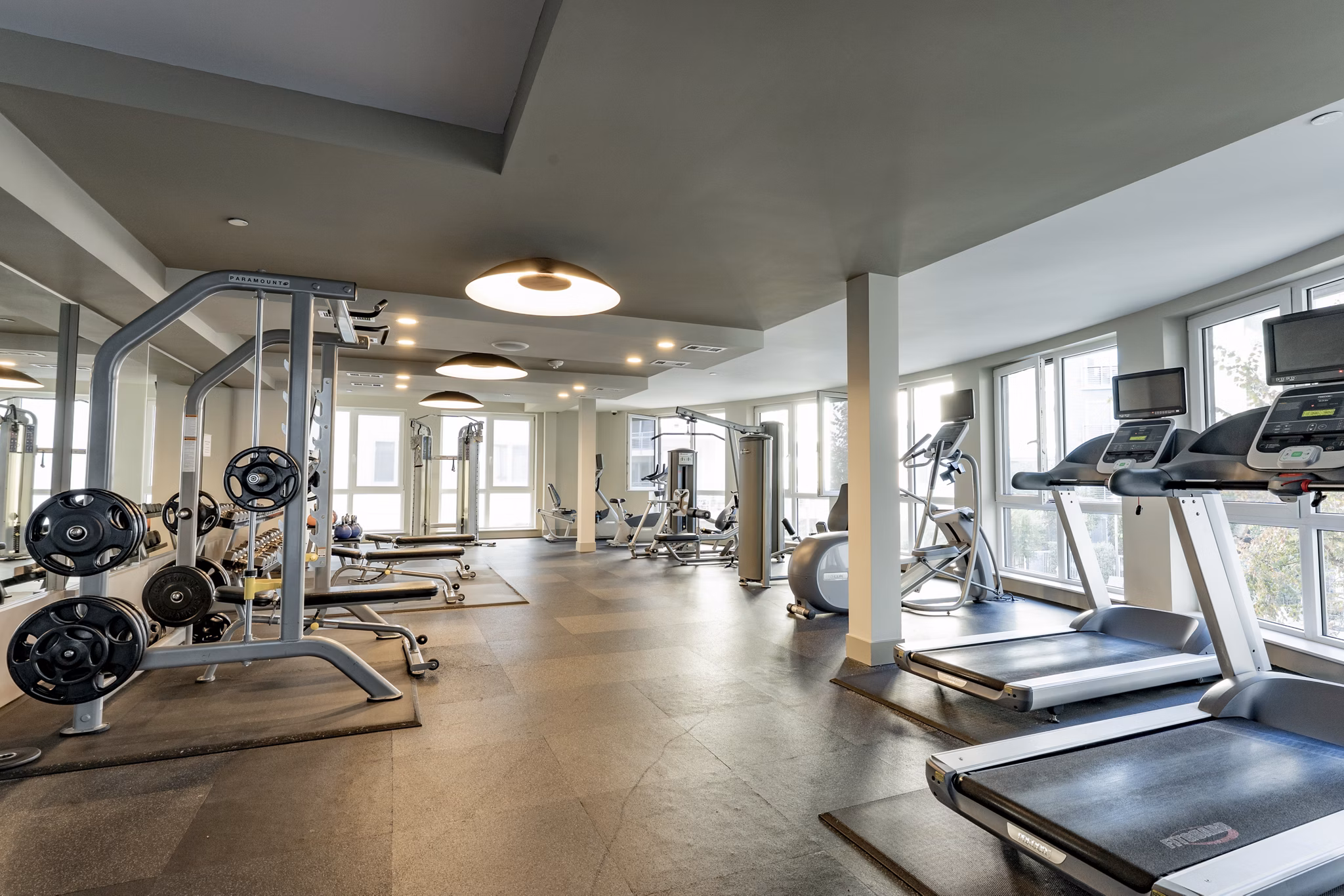 Fitness Center at The Triton Apartments