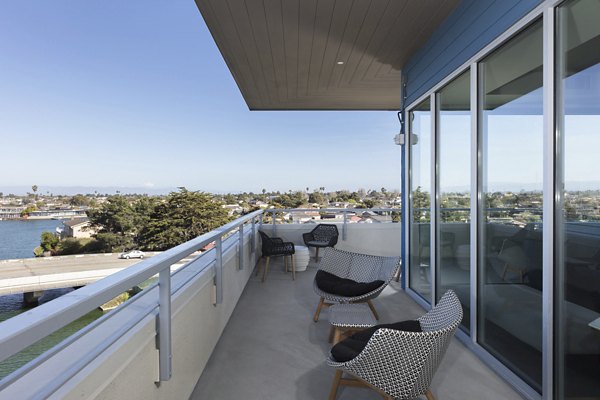 patio at The Triton Apartments