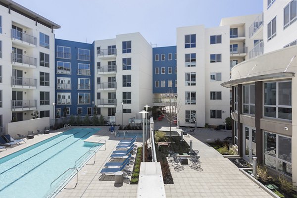 pool at The Triton Apartments