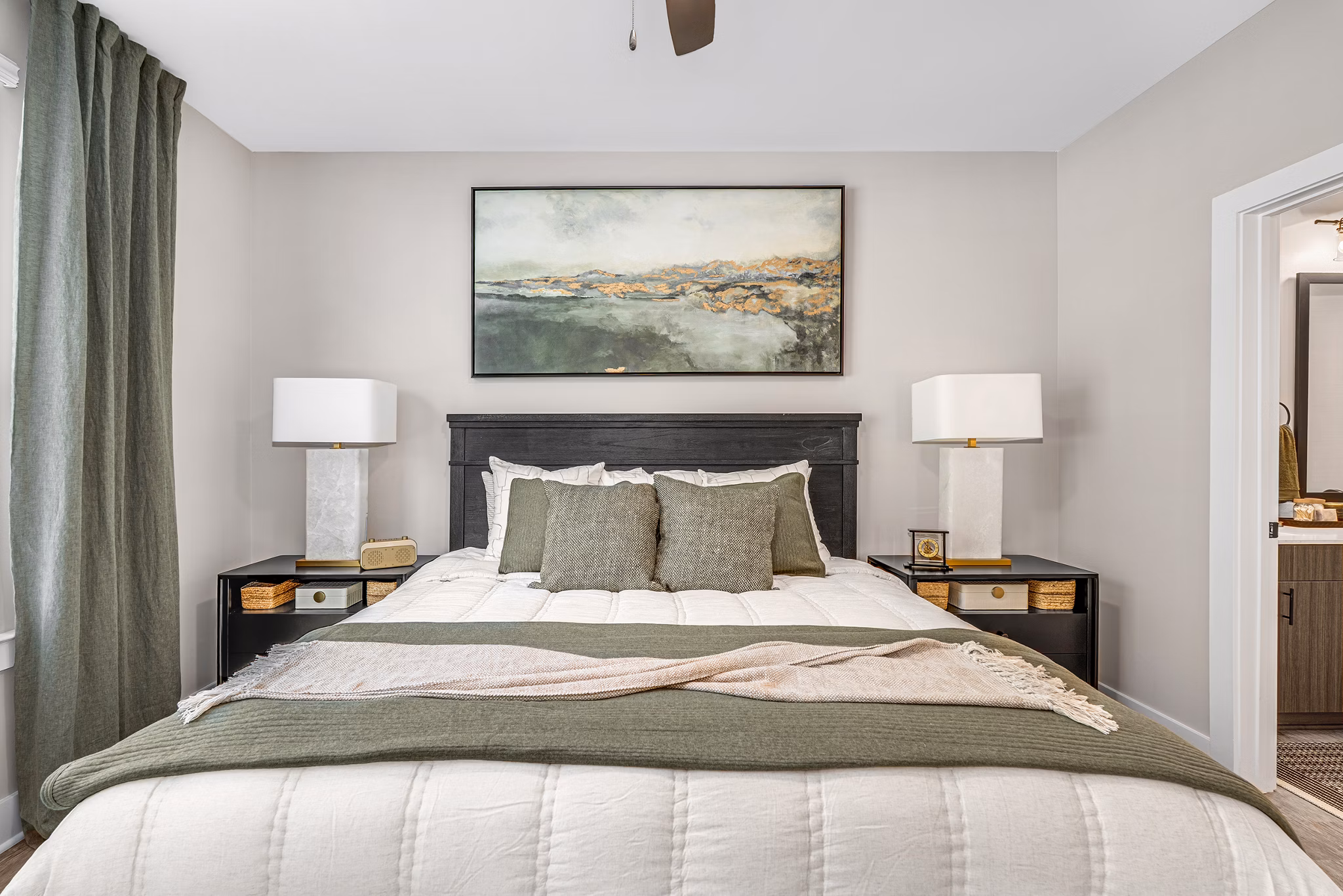 bedroom at Weller at the Preserve Apartments 