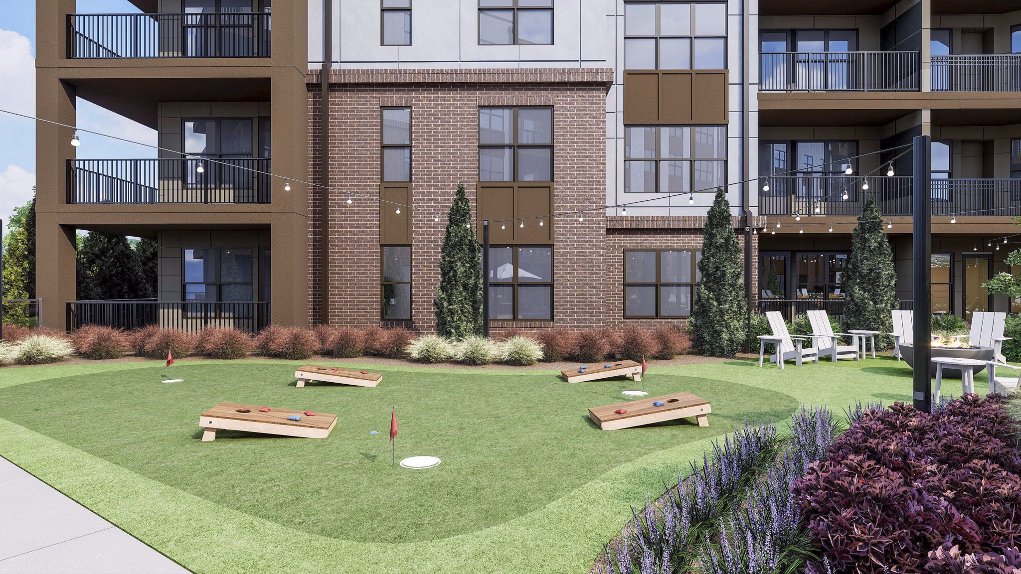 rendering at Weller at the Preserve Apartments