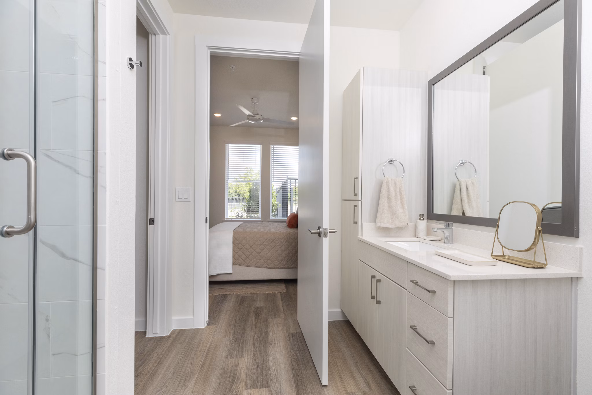 bathroom at COOP Farmers Market Apartments 