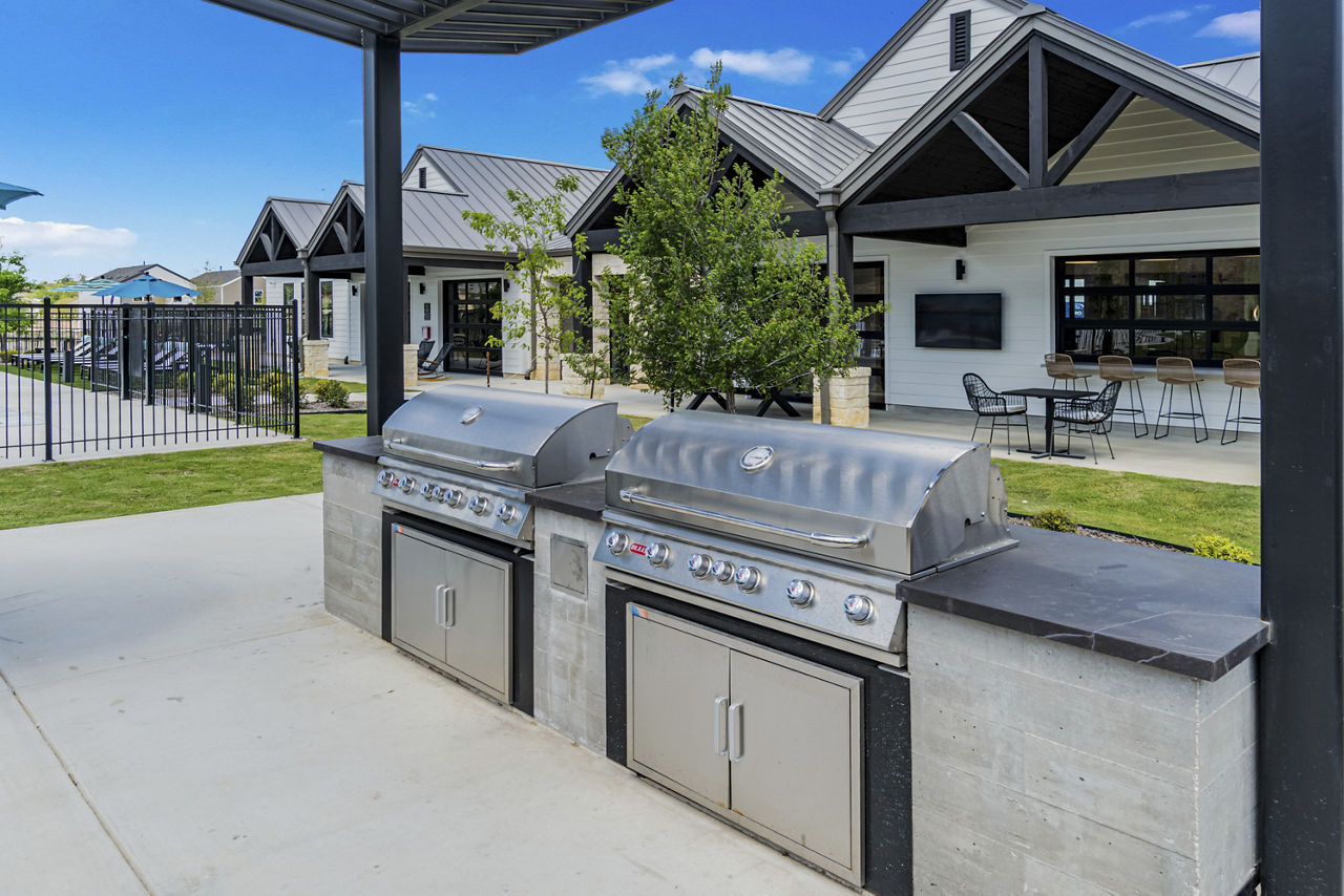 Grill area at Altura Luxury Rental Homes