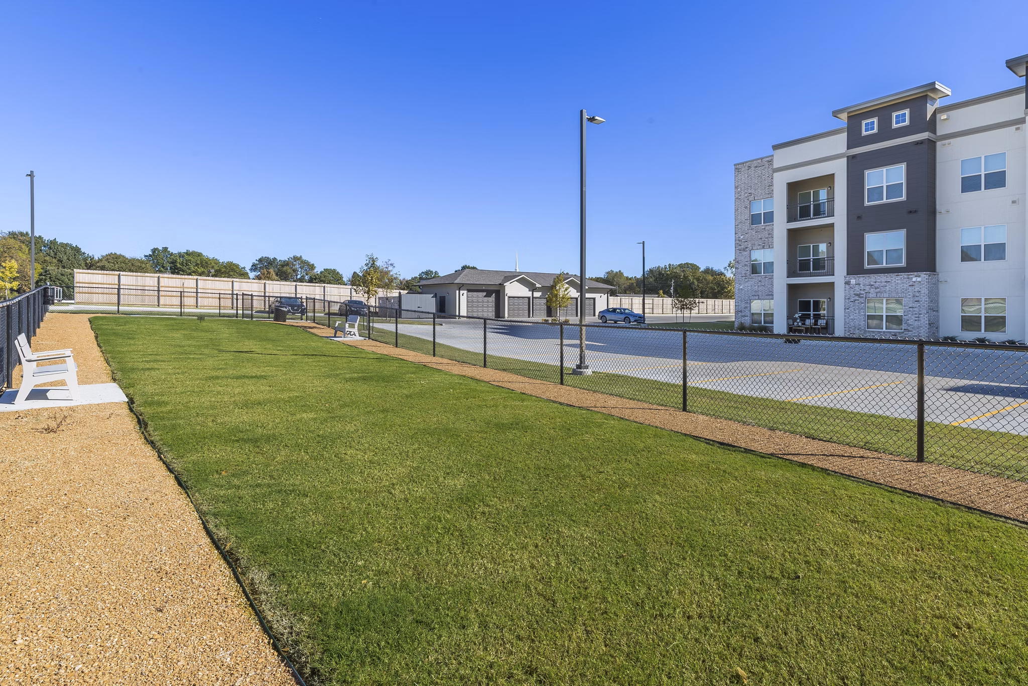 recreational area at Heritage Grove Apartments