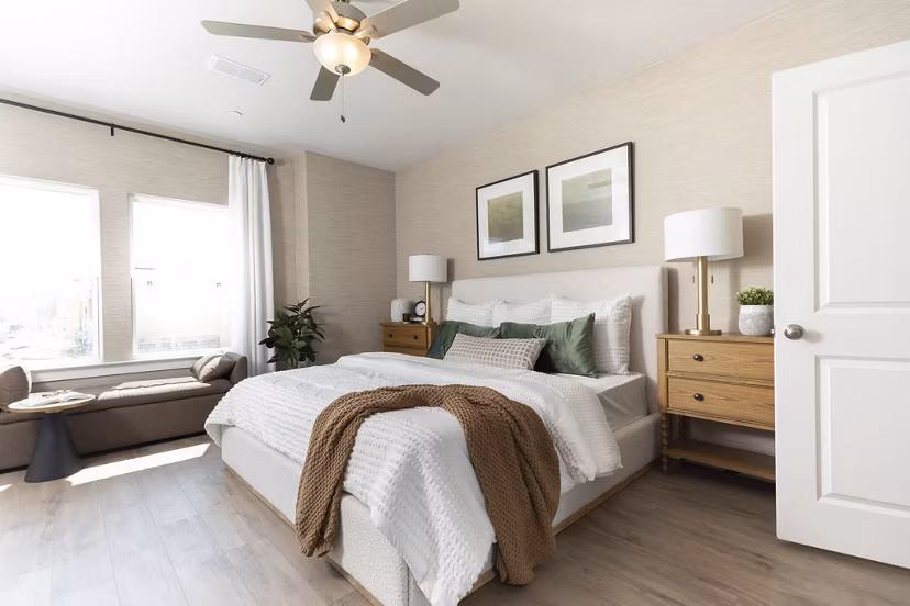 bedroom at Skymor Pearland Apartments