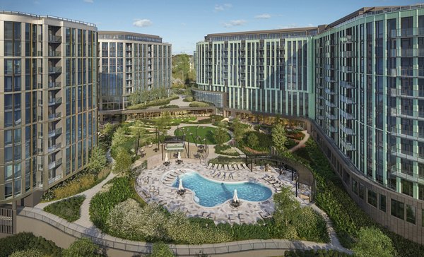 rendering at Aerie Apartments 