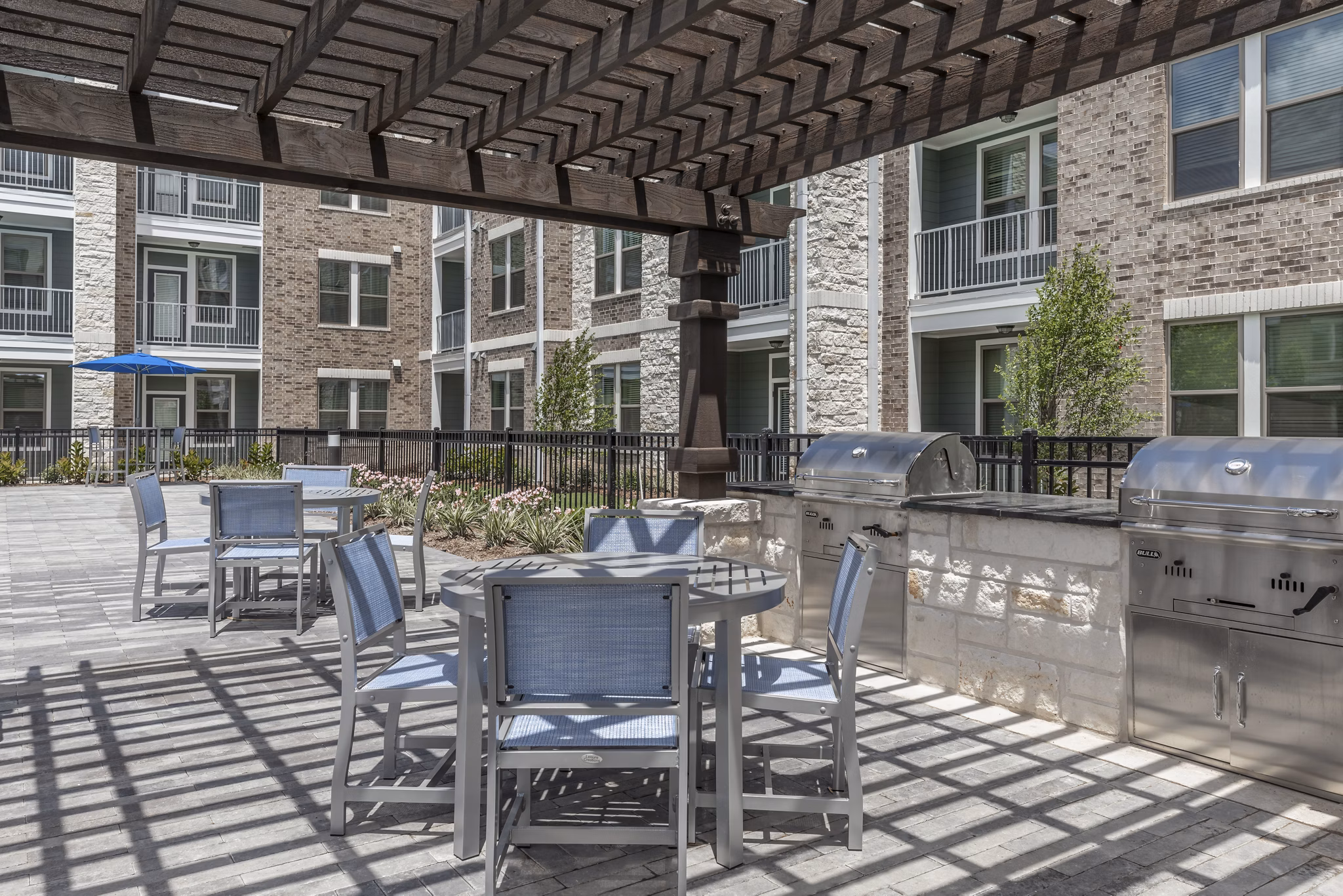 grill area at Highbridge at Egret Bay Apartments