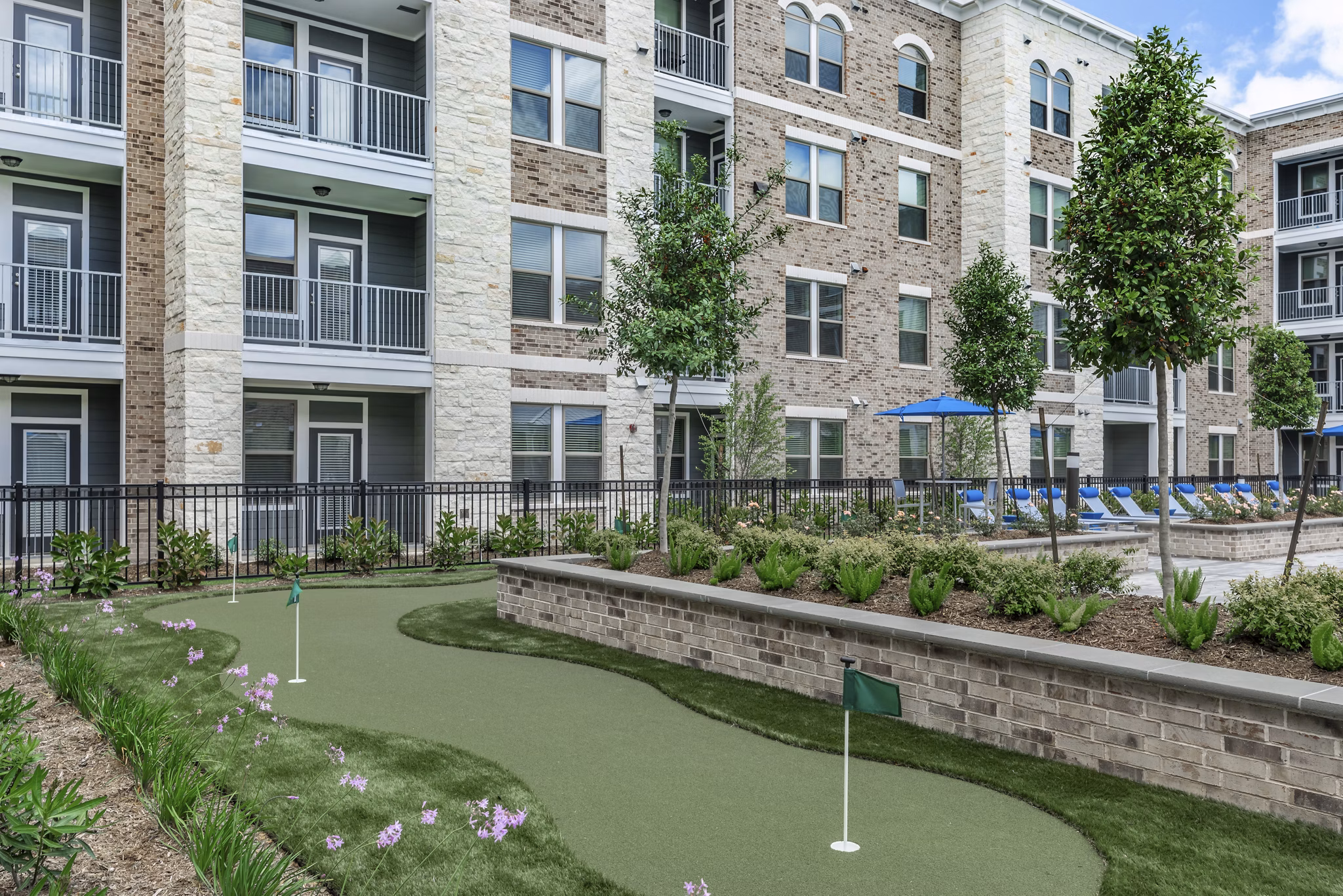 sport court at Highbridge at Egret Bay Apartments