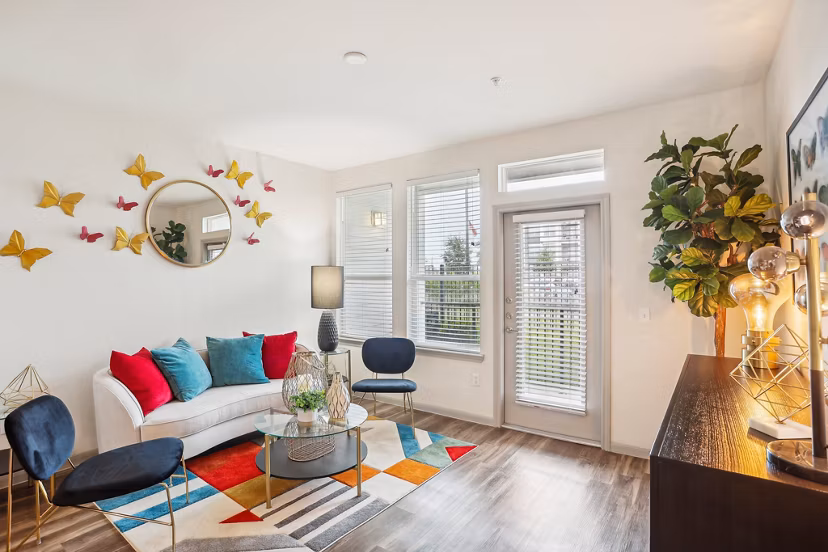 living room at Vista at Southwinds Apartments