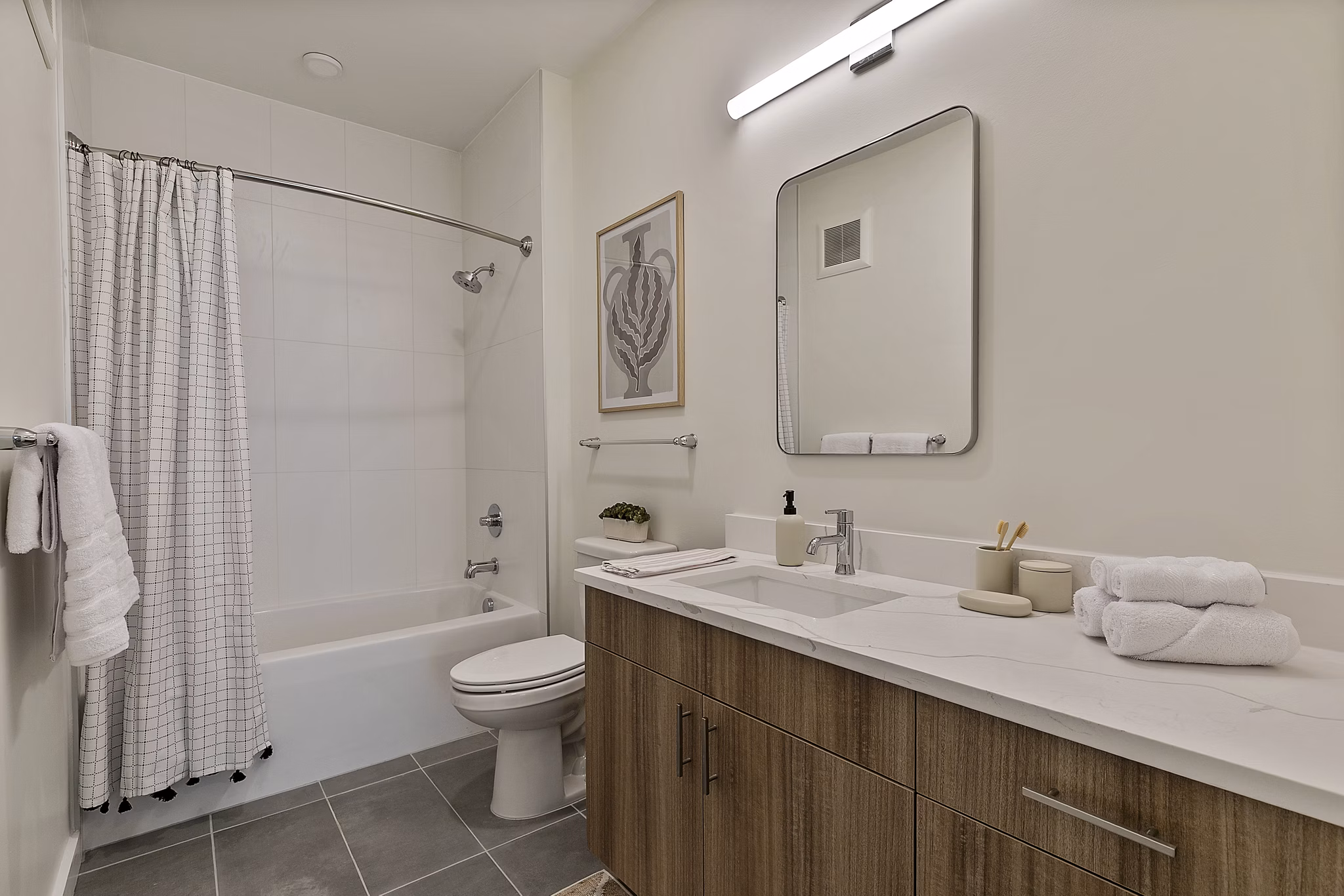 Bathroom at Chasen Apartments