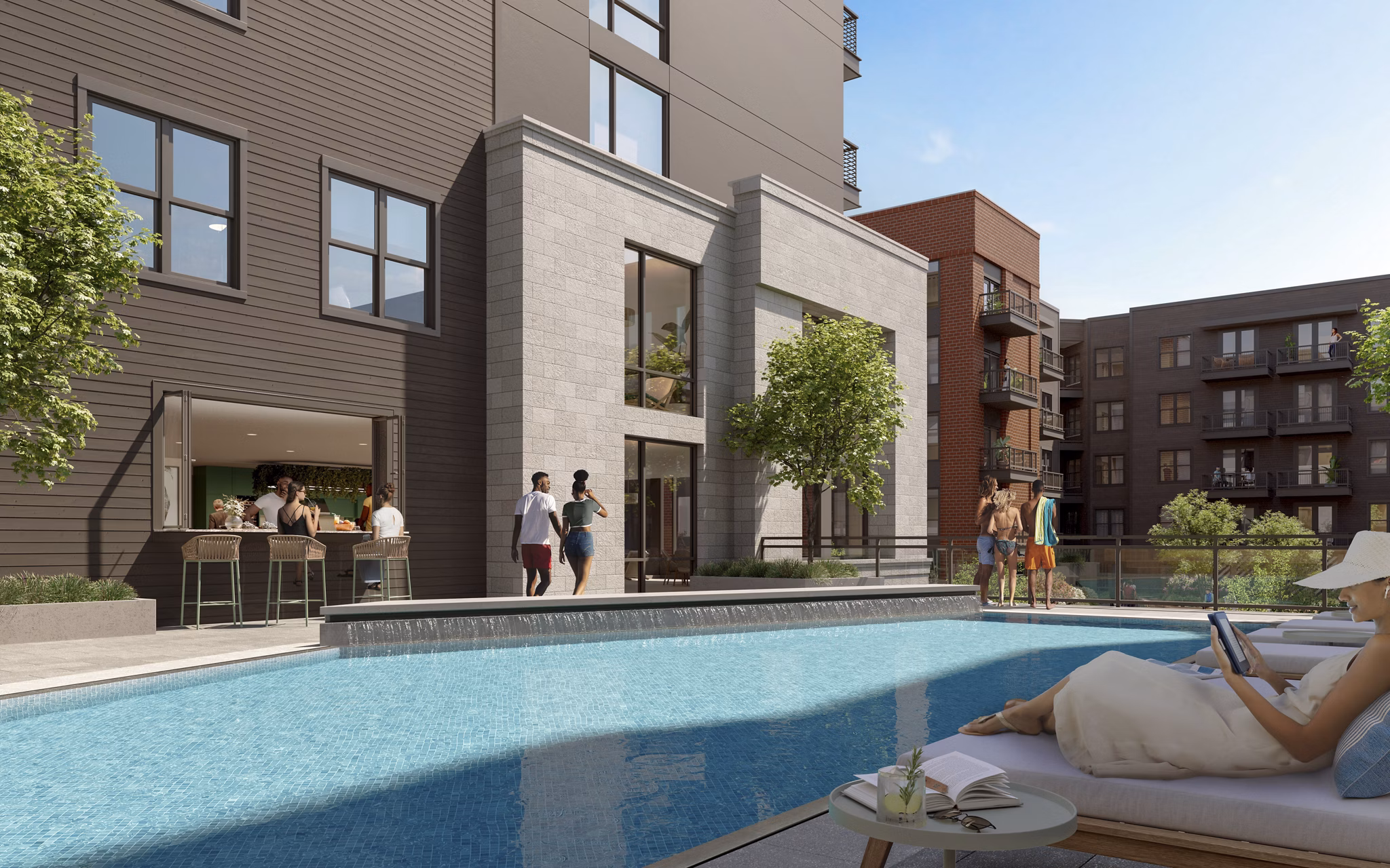 rendering at Chasen Apartments 